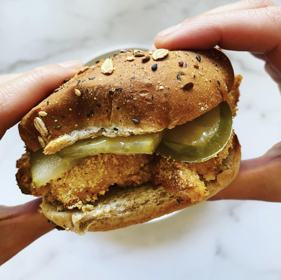 Air Fryer Crispy Chicken Sandwich